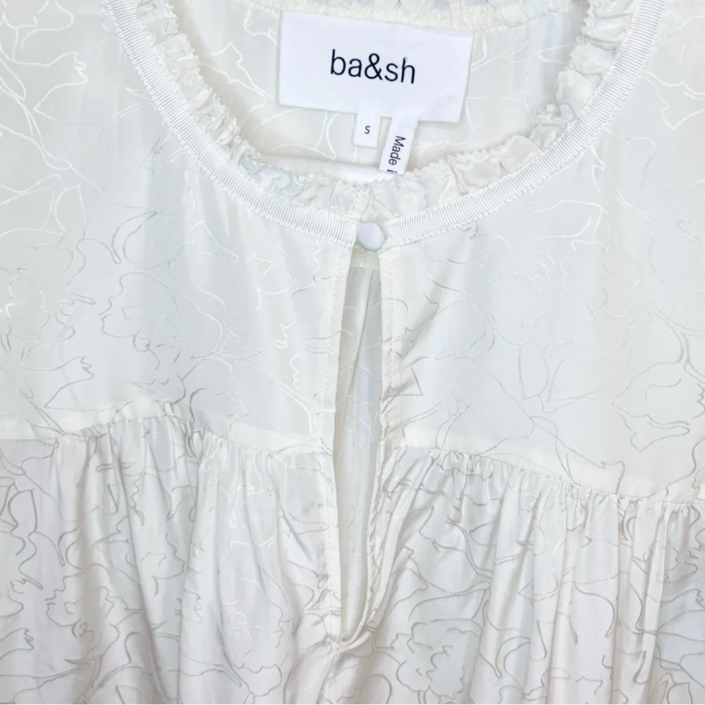 ba&sh | Solstice Top With Ruffled Shoulders - Picture 4 of 11